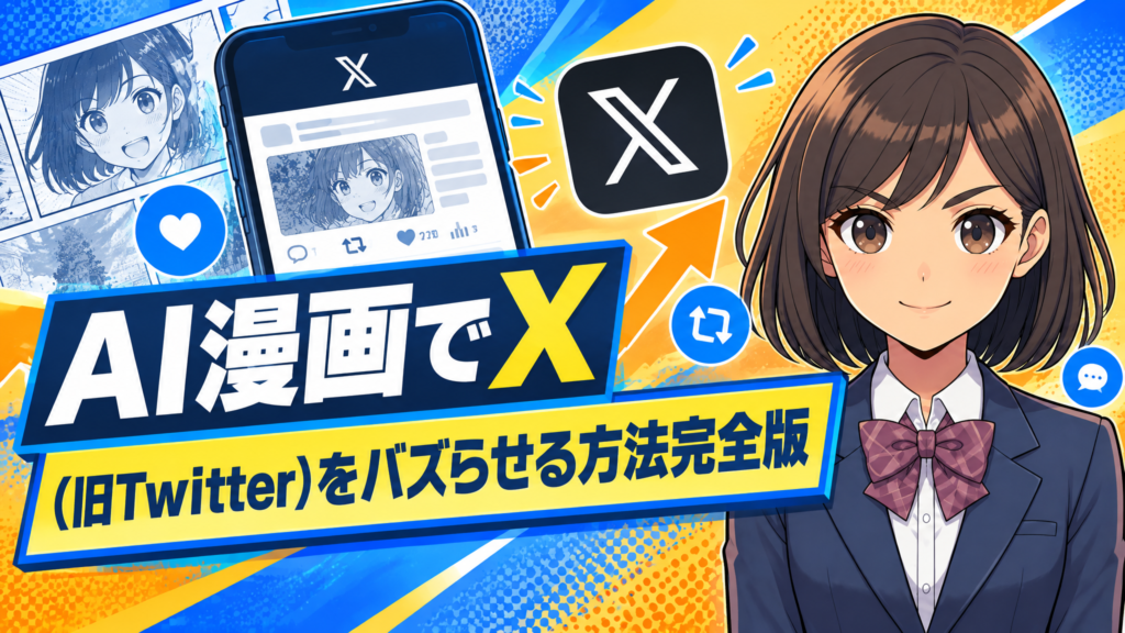AI漫画でX（旧Twitter）をバズらせる方法完全版