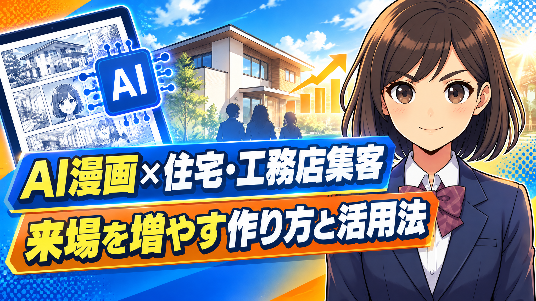 AI漫画×住宅・工務店集客|来場を増やす作り方と活用法
