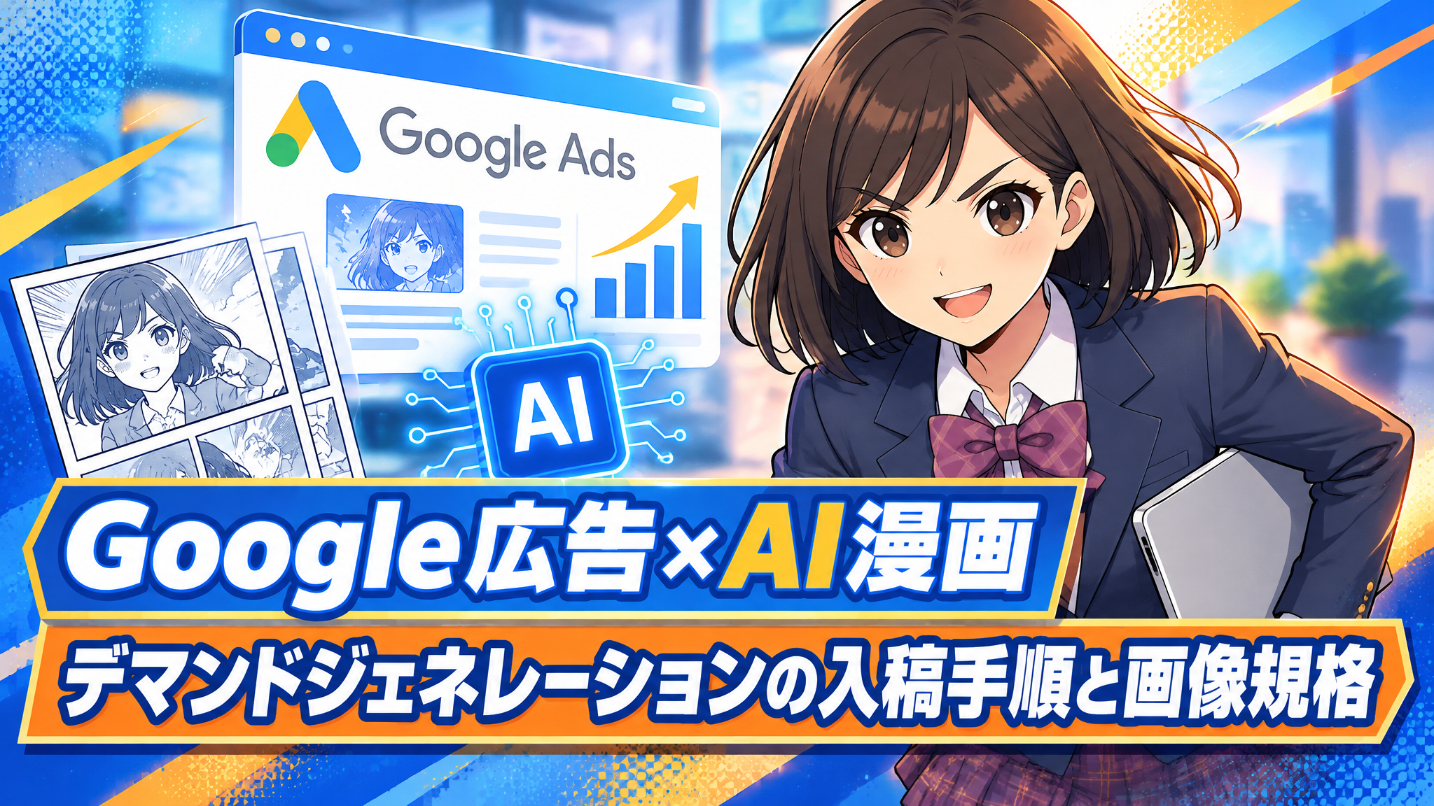 Google広告×AI漫画|デマンドジェネレーションの入稿手順と画像規格