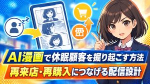 AI漫画で休眠顧客を掘り起こす方法｜再来店・再購入につなげる配信設計