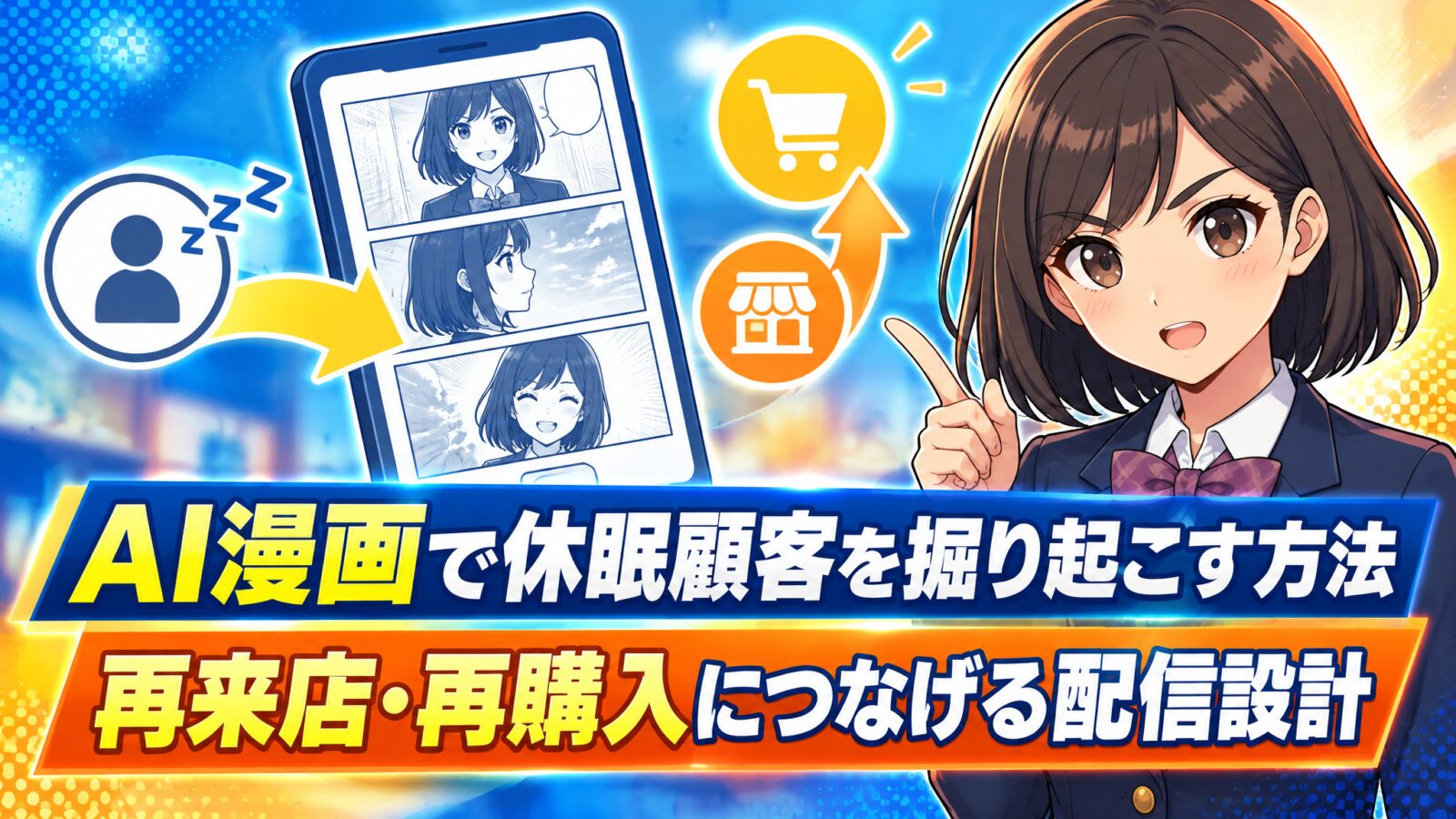 AI漫画で休眠顧客を掘り起こす方法｜再来店・再購入につなげる配信設計