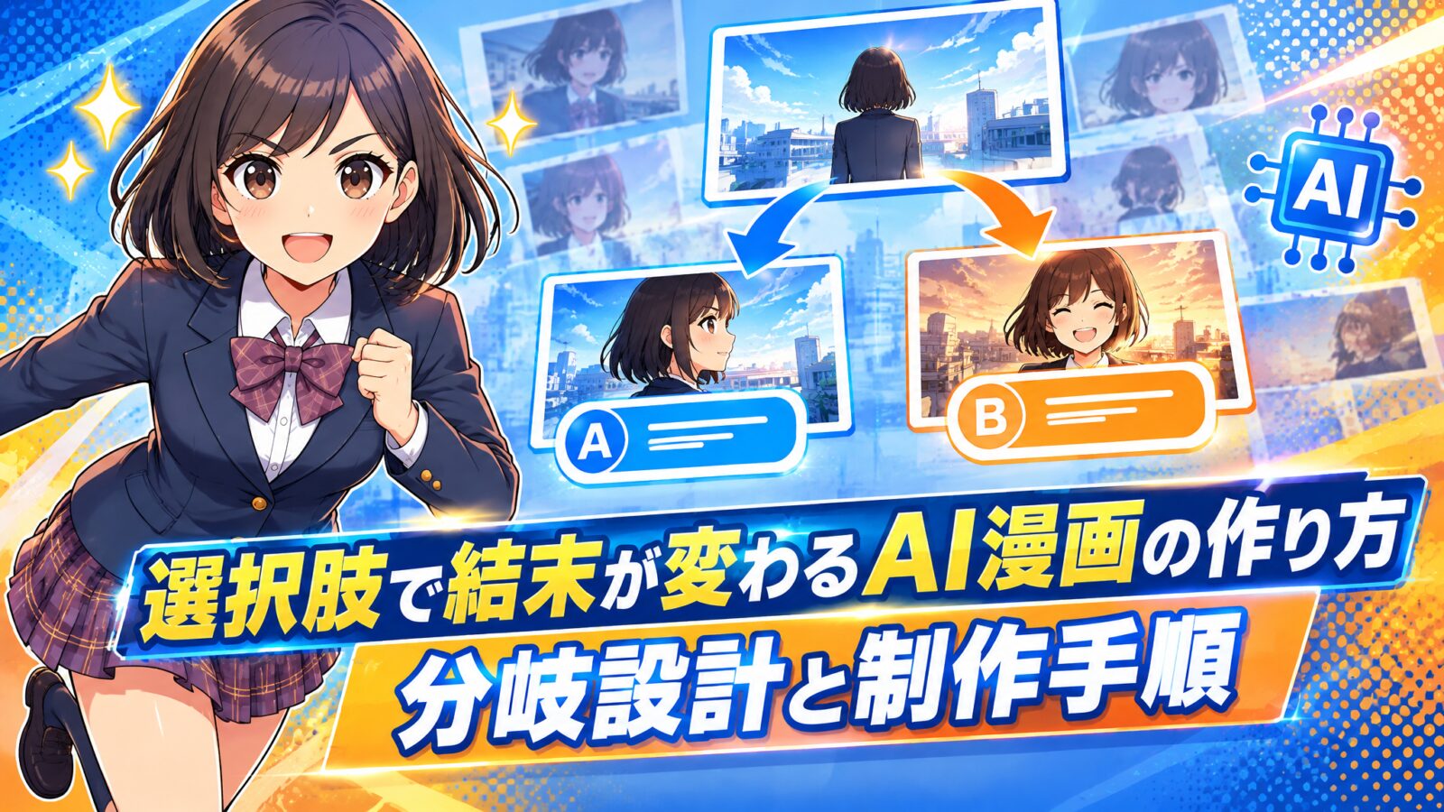 選択肢で結末が変わるAI漫画の作り方|分岐設計と制作手順